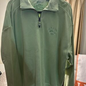 Tommy Bahama Light Green Pullover with Script Logo